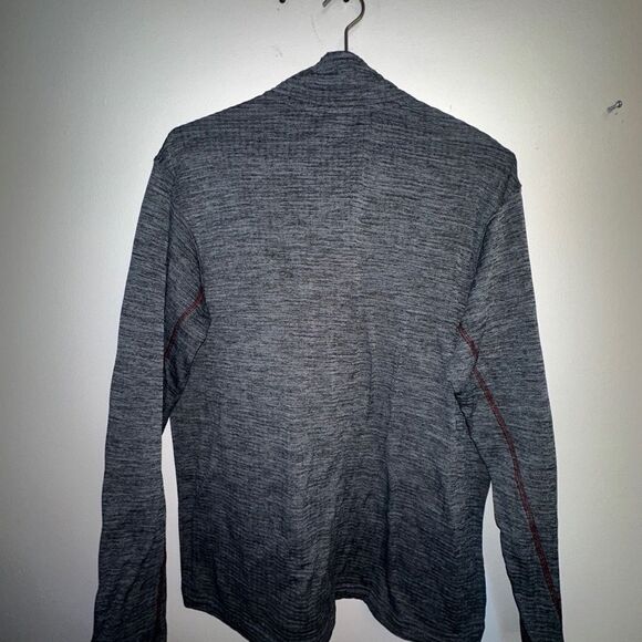 Minnesota Golden Gophers Shirt Adult Medium Gray Quarter Zip Pullover Mens Sz M - Picture 3 of 8